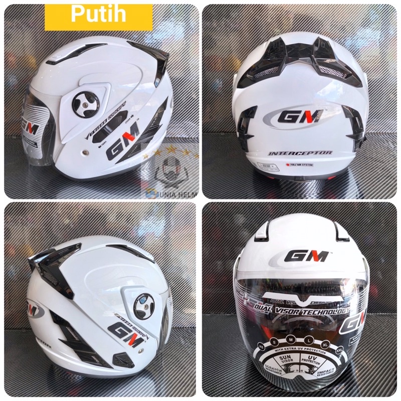 helm Gm Interceptor Putih