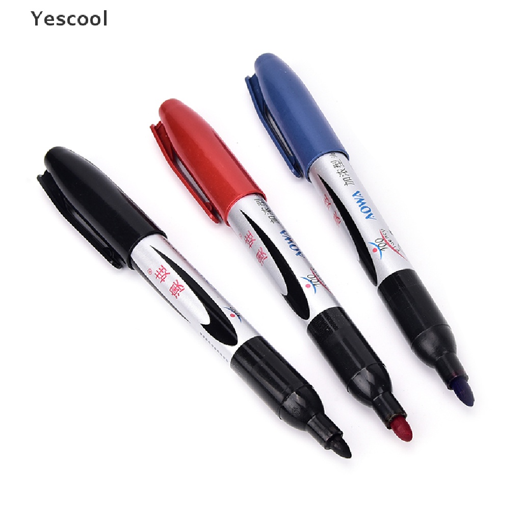 Yescool 1Pc Pen Marker Tinta Minyak Super Halus Untuk Gambarlukis Poster