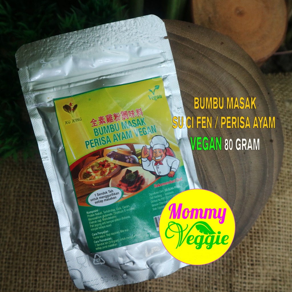 

Vegetarian Chicken Seasoning Powder | 80 gram | Kaldu Ayam Vege | Su Ci Fen