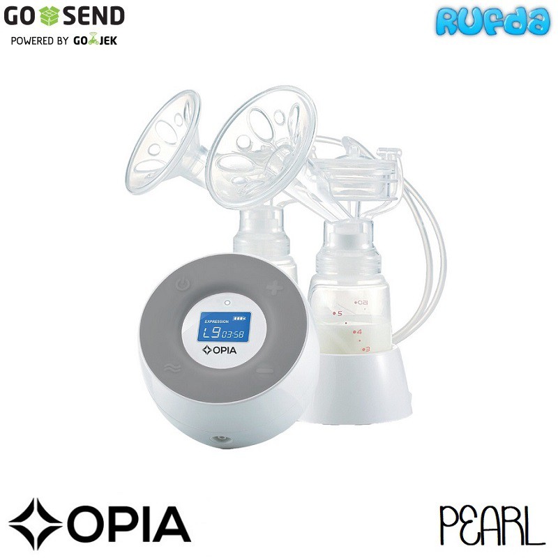 Opia Pearl Rechargeable Double Electric Breastpump Pomp ASI