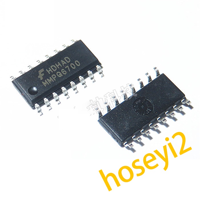 2PCS MMPQ6700  Chip IC  SOP-16 Four NPN Dan PNP Universal