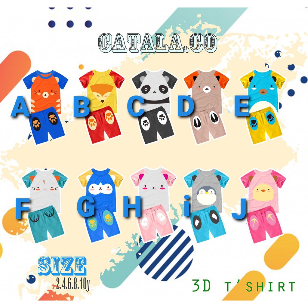 SET ANIMAL 3D BOY & GIRL BY CATALA