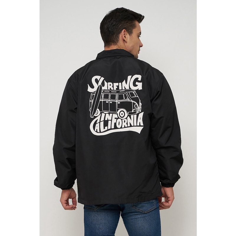 Berrybenka Street - Outer Jaket Coach Pria California Surfing