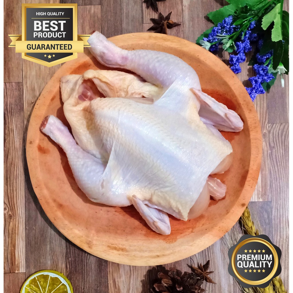 

Lacto Chicken 900-1kg gr Ayam Organik Probiotik Lacto Farm | Halal | Ayam MPASI | Ayam Sehat | Ayam Anti Alergi | Daging Ayam MPASI