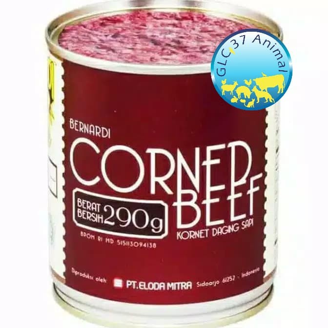 

asa457a Bernardi 290 Gram Corned Beef Kornet Daging Sapi Lezat Xa20X1