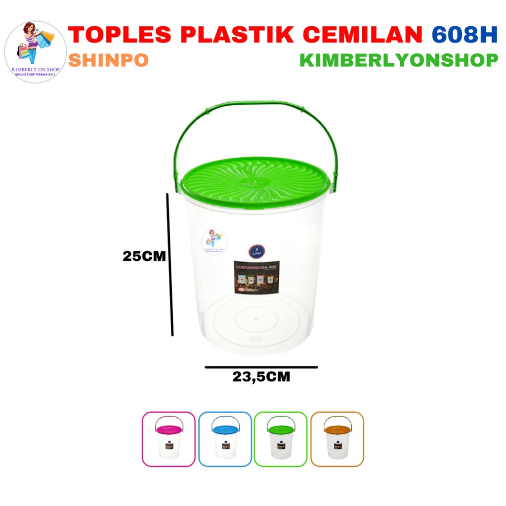 Toples Plastik Sealware Cendrawasih Tempat Kerupuk Peyek 608 H Shinpo