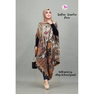 Kaftan Paris Asimetris Dress Batik Abstrak Original Batik ...