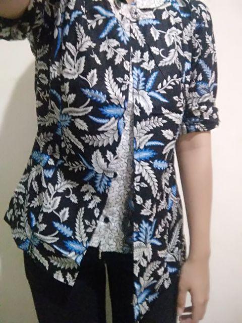 Maura Couple - Sania Ruffle Batik Couple Ori Ndoro Jowi Garansi Termurah Shopee -  Batik Modern Solo