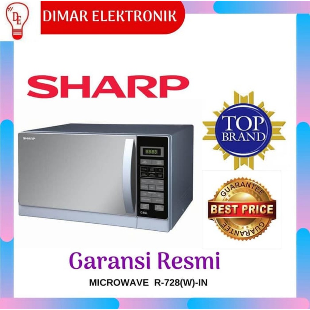 SHARP R 728 ( W ) IN Microwave Oven | Shopee Indonesia