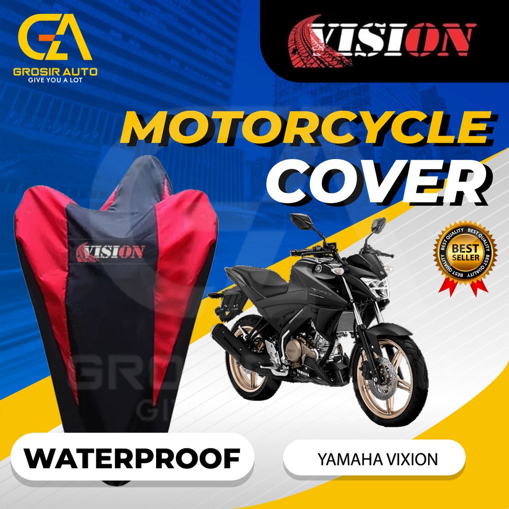 Sarung Motor VIXION Anti air Vision / Cover Selimut Penutup Sarung Mantel Motor Vision