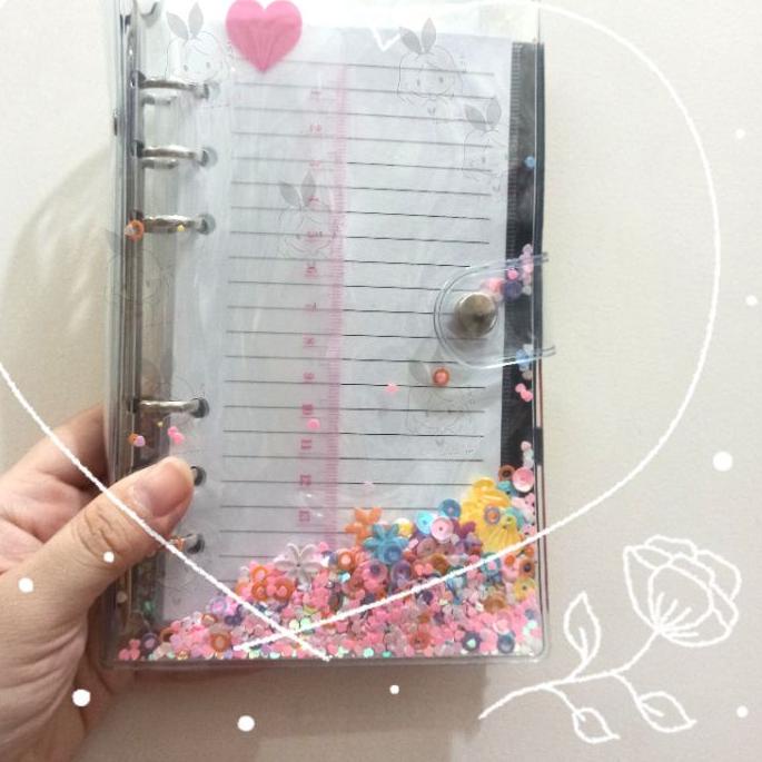 

Harga Murah ❄ LC Paket A6 Saving Money Sinking Funds Clear Binder + 5 Clear Ziplock + Refill Garis 100g FREE RULER LOVE PINK^^