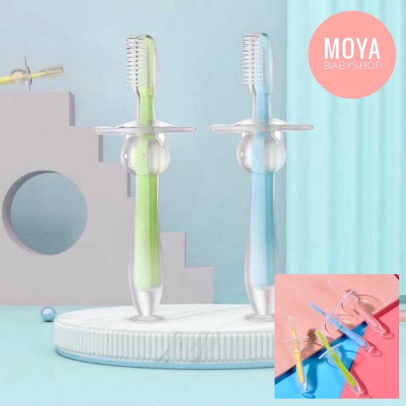 SIKAT GIGI BAYI SILIKON PERAWATAN MULUT BAYI - TOOTHBRUSH BABY - SIKAT GIGI BAYI 1 TAHUN