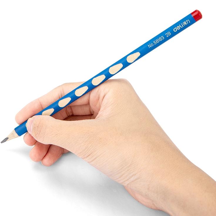 

♝ Deli Graphite Pencil HB 2B / Pensil Kayu HB 2B Isi 12 PCS/Box Desain Segitiga Ergonomis 58181 5818