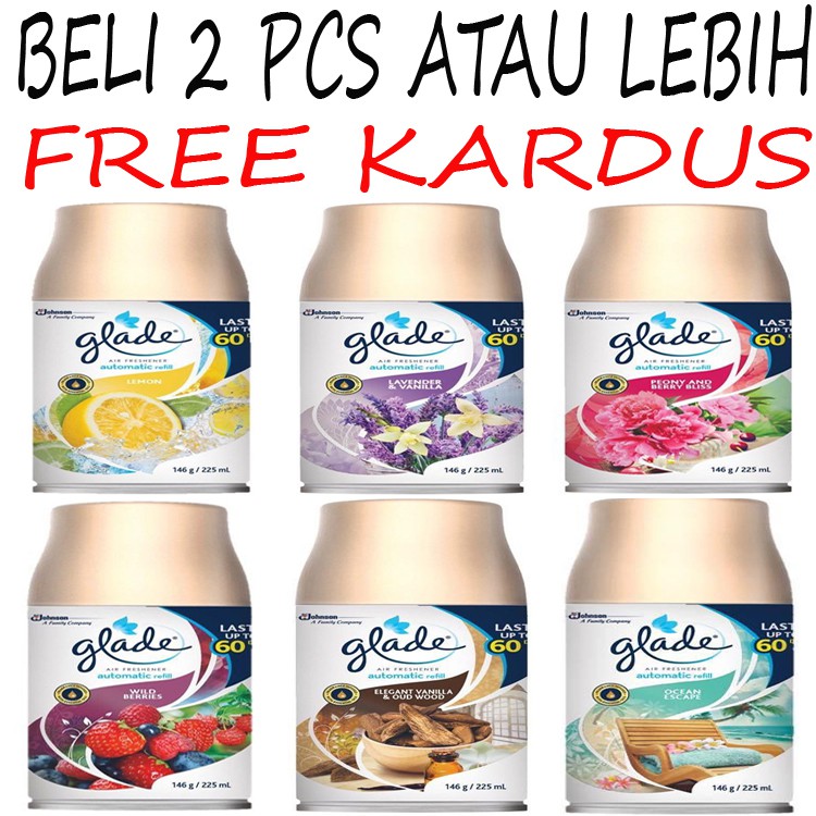 Ready  [COD] Glade Stella Matic Spray REFILL Air Freshener 146 gr / 225 ml ASLI