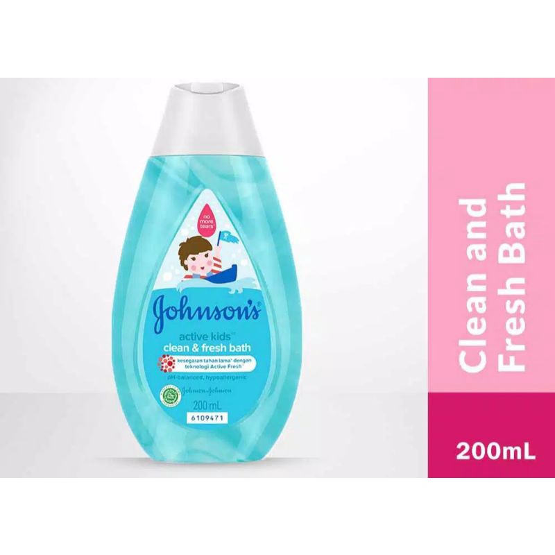 Johnson's Active Kids Clean Fresh Bath 200ml