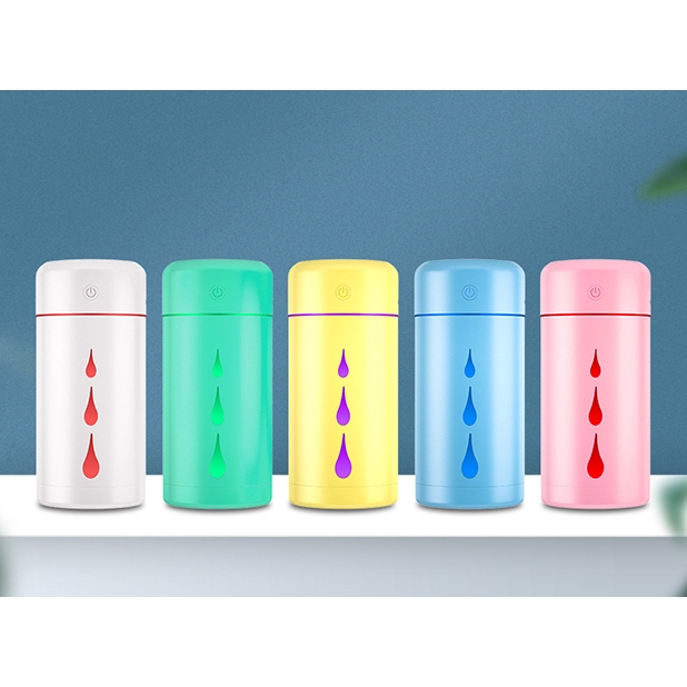 Car Humidifier Diffuser Pelembab Pewangi Mobil Aroma Therapy Atmosphere Mood Light