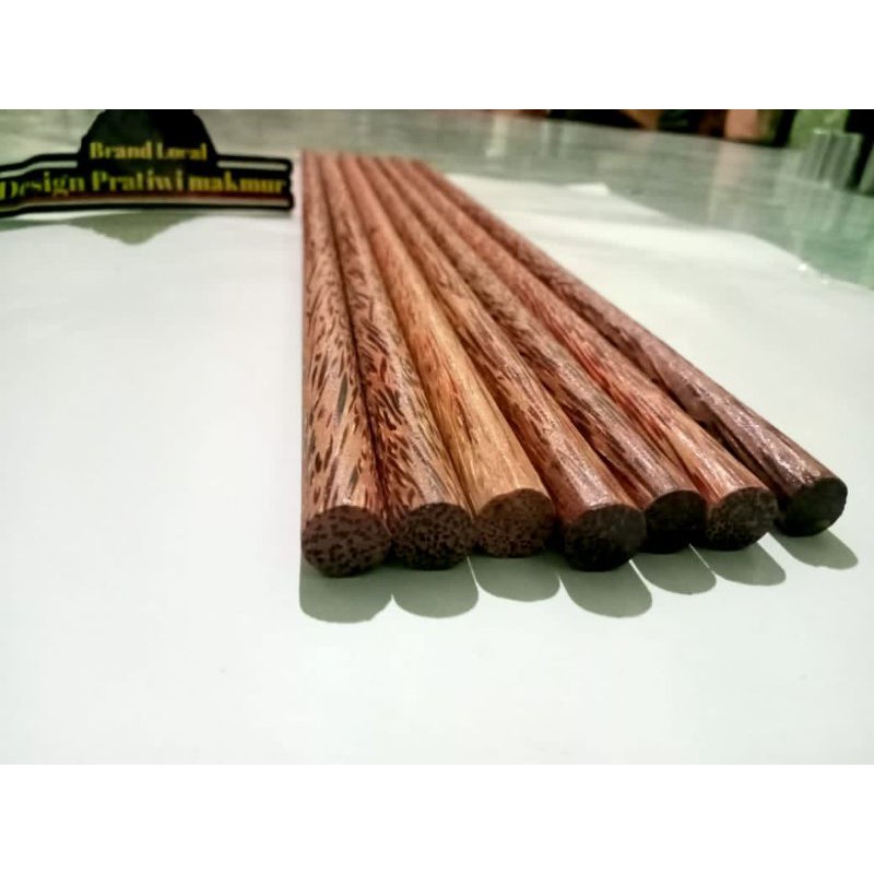 Tangkringan Kacer poci Dowel Kayu Kelapa 1 Pasang