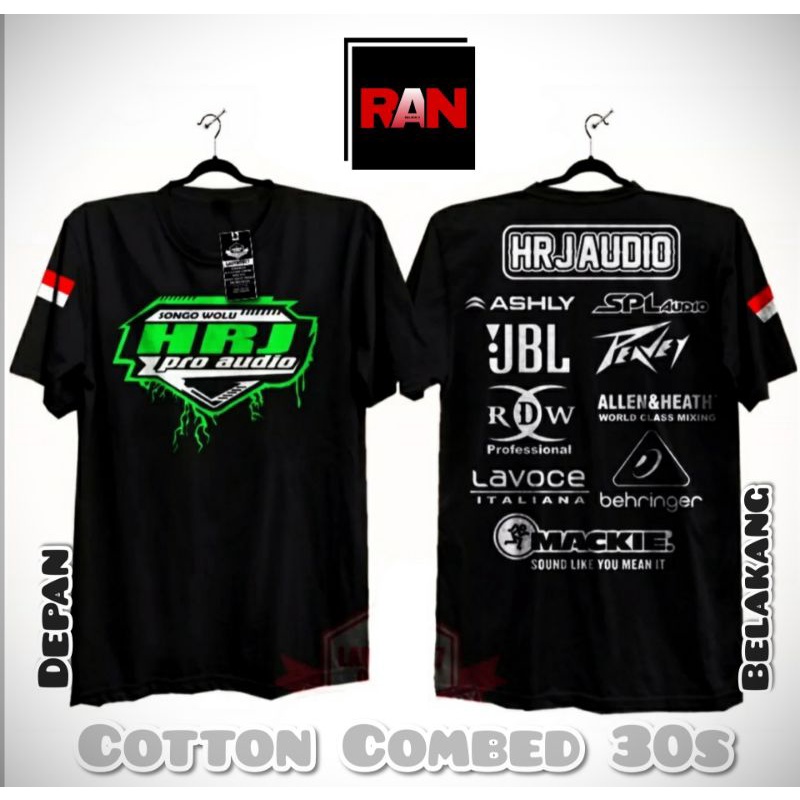 Baju T-shirt Kaos HRJ pro Audio l Kaos OSS Operator Sound System l Kaos Sound Balap l Kaos Viral Ter