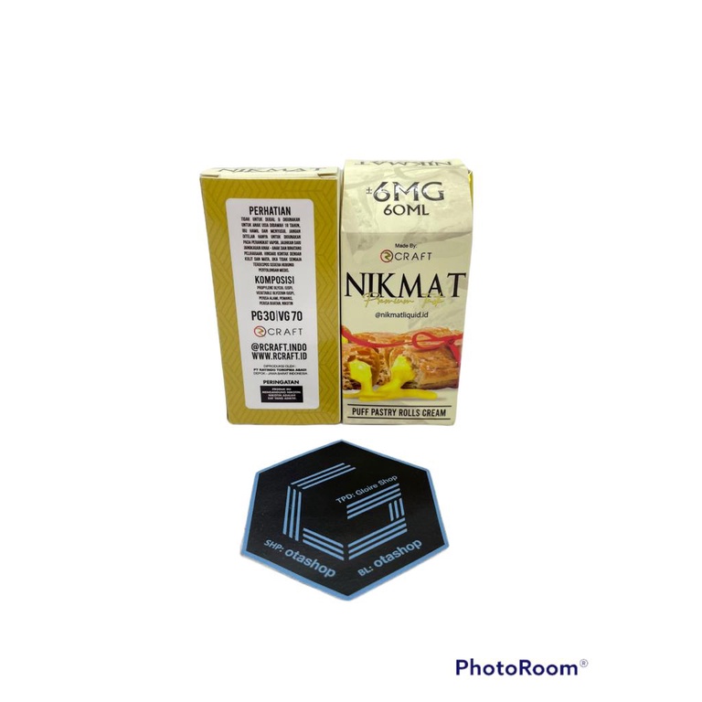 Nikmat Puff Pastry Rolls Cream 60ML by Rcraft Liquid vape vapor cukai