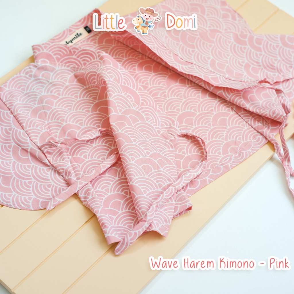 Wave Kimono Top ( Boy / Girl ) - Pakaian Bayi - Kimono Bayi - Atasan Bayi - Little Domi