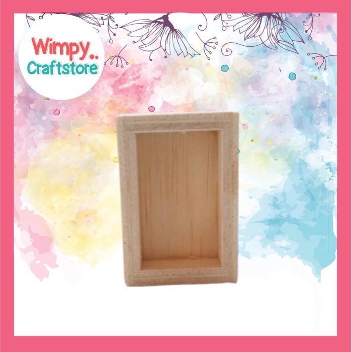 Miniature Frame Kayu 3D Miniature Frame Display Pajangan Doll House