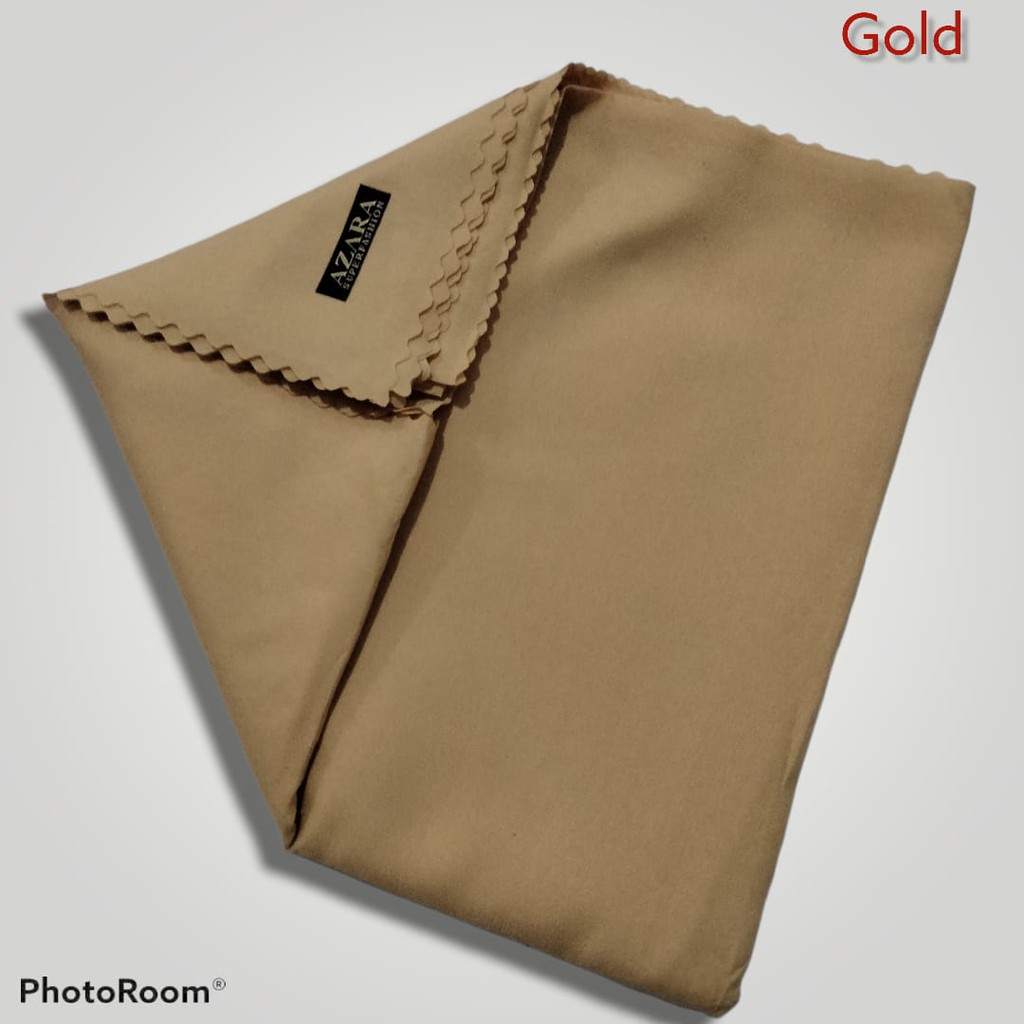 PROMO!!! Hijab Segi Empat Voal Oscara Lasercut/Krudung Voal Azara Termurah-Gold