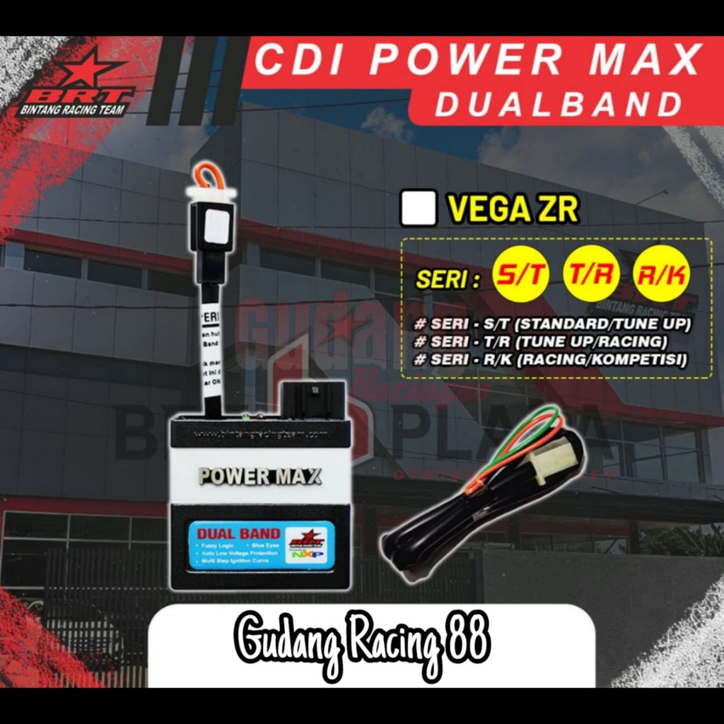 (GR88) CDI BRT POWERMAX HYPERBAND DUALBAND VEGA ZR 115 CC