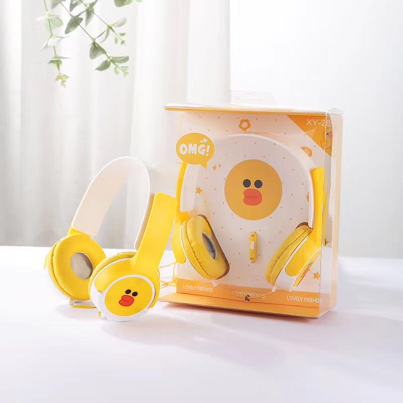 Headphone bando karakter cute imut/Headset karakter cartoon motif type XY 26