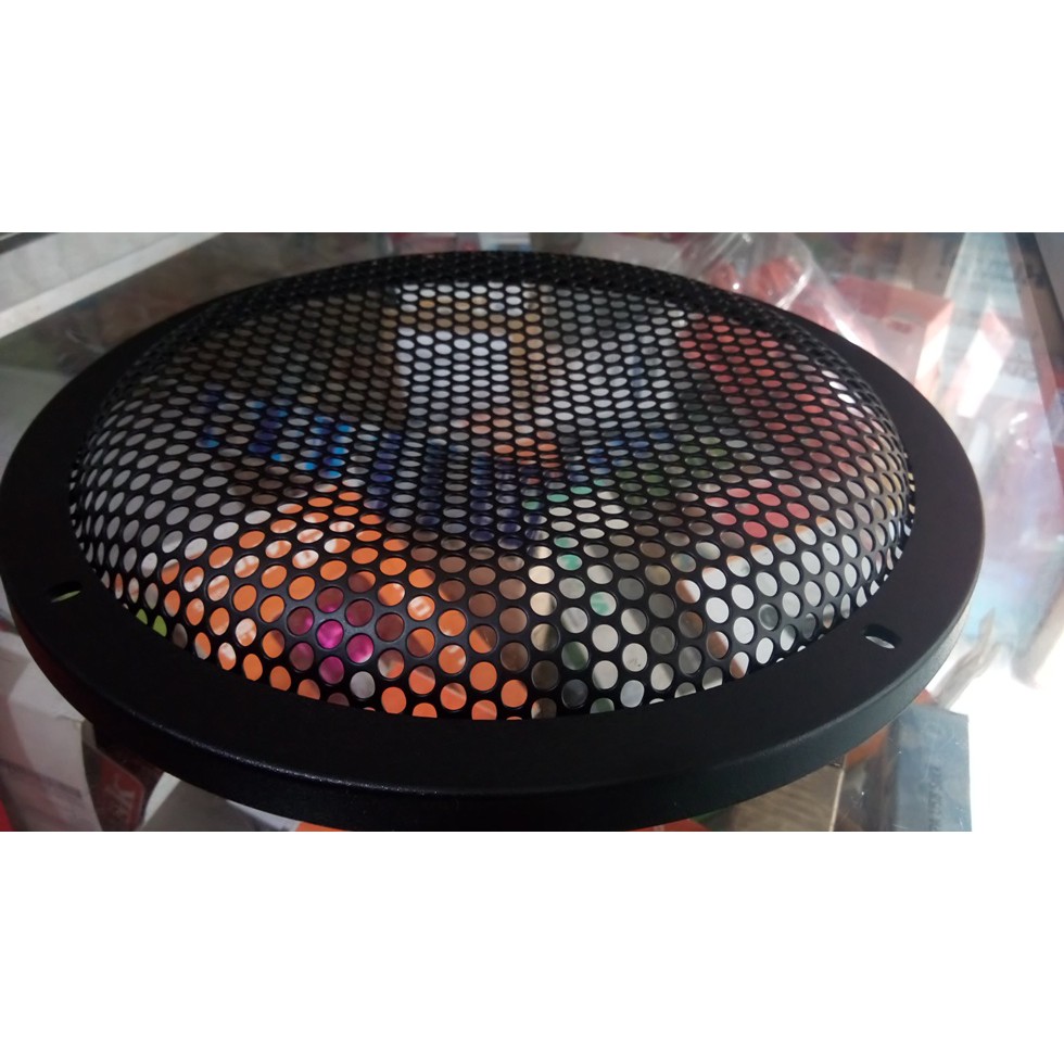 GRILL PELINDUNG SPEAKER SUBWOOFER 10 INCH RAM BESI FULL