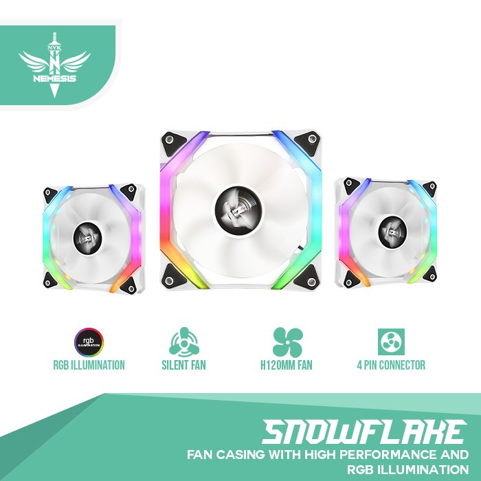 Fan Case Snowflake RGB NYK Nemesis