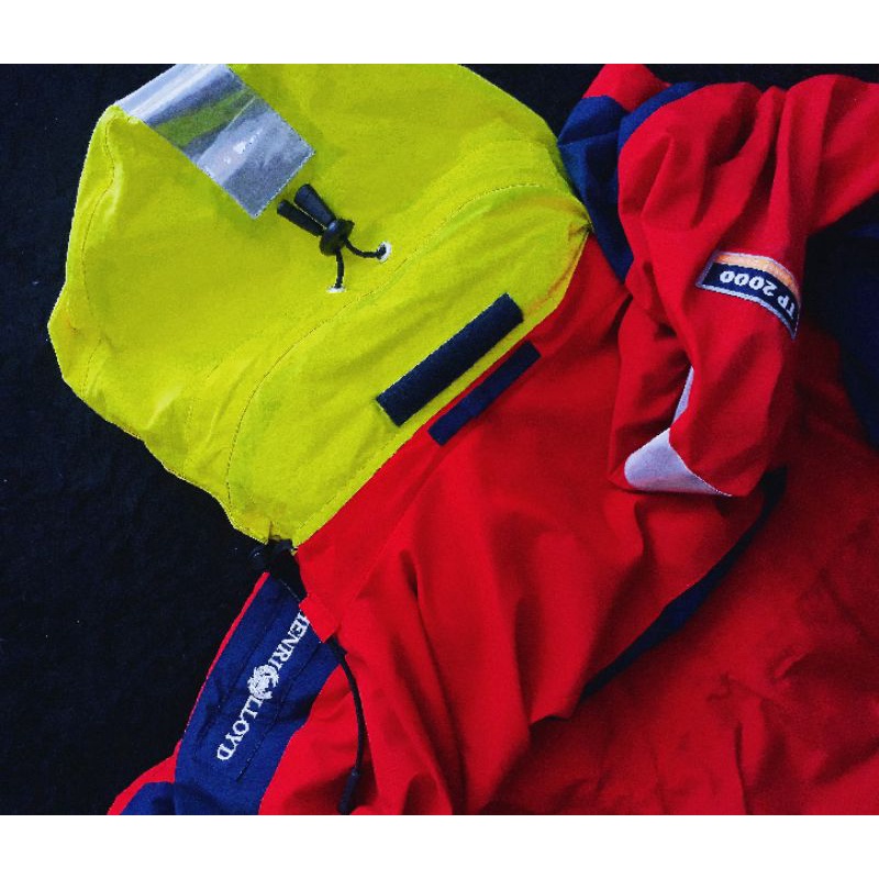 1980 Vintage Henri Lloyd 'Fireman Sailing' TP.2000 Advance Marine Technology Reflective Jacket
