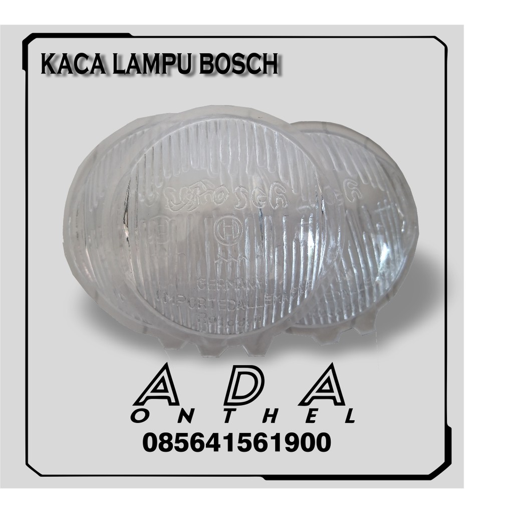 KACA MIKA LAMPU BOSCH SEPEDA ONTHEL PENGGANTI KACA BOSCH ONTHEL