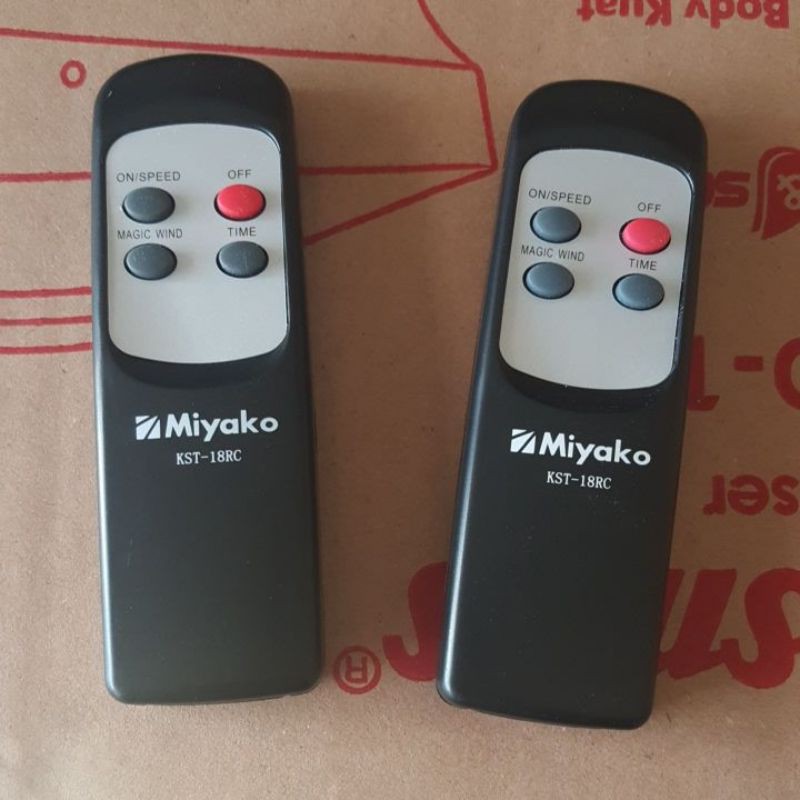 REMOTE REMOT UNIVERSAL KIPAS ANGIN MIYAKO SEKAI MITO MITOCHIBA DAN MIYAKO TJR 101 KAW 1689 KST 18 RC ORIGINAL SPARE PARTS BISA BUAT COSMOS DAN SEKAI JUGA