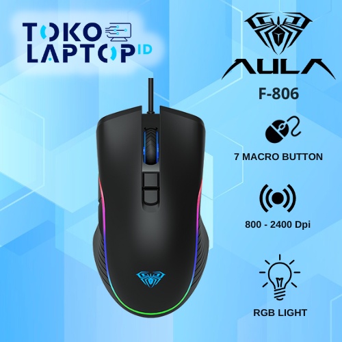 Aula F806 / F-806 RGB Gaming Mouse Backlight RGB