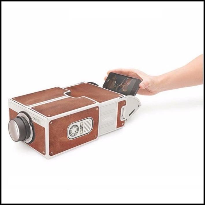 Proyektor Hp Proyektor Smartphone Portabel Cardboard 2.0 Proyektor Min