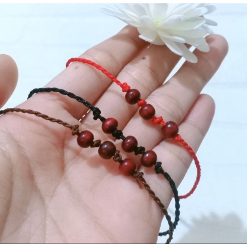 gelang kaki gelang kayu kokka gelang jalin