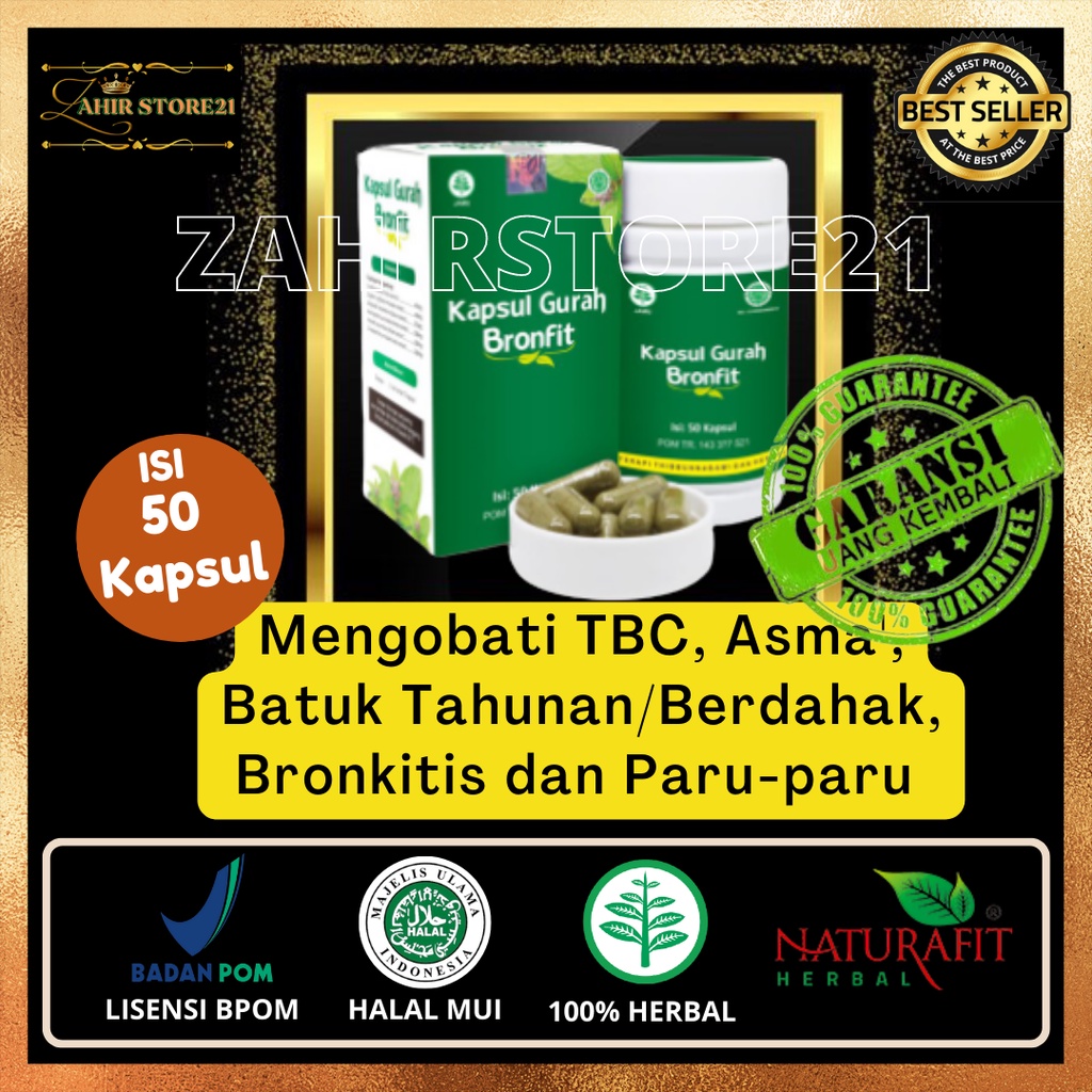 BRONFIT OBAT BATUK REJAN, TBC, BRONKITIS, ASMA 100% ORIGINAL GARANSI UANG KEMBALI