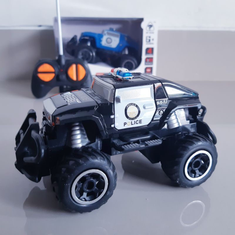 Rc Jeep Police Remote Control Murah - Mobil Polisi Remot Kontrol Anak