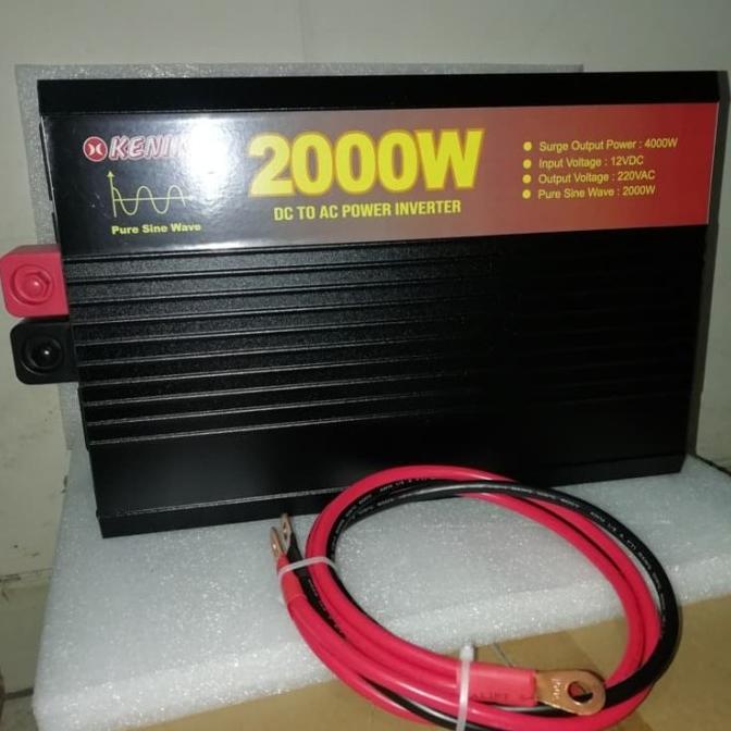 Kenika Power Inverter Pure Sine Wave 2000W 12 V - Kenika Psw 2000-12Dc