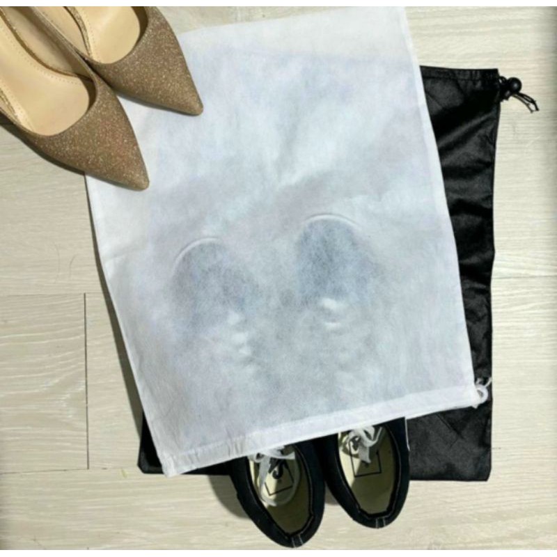 Kantong Sepatu - Kain Pembungkus Untuk Sepatu, Tas, Helem Pouch Dustbag Polos