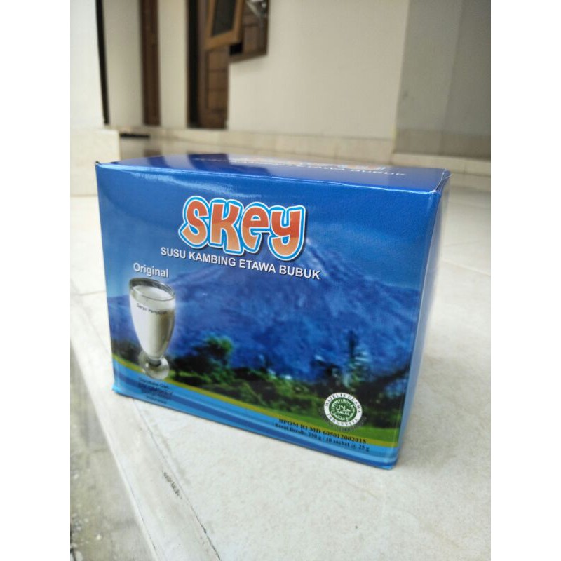 

Susu Kambing Etawa Original SKEY - Isi 10 Sachet - Susu Kambing Etawa Kualitas Terbaik
