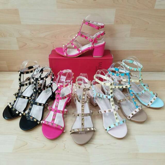 BEST SELLER Pump heels Valentino Garavani import high quality fashion shoes sepatu wanita hak tahu