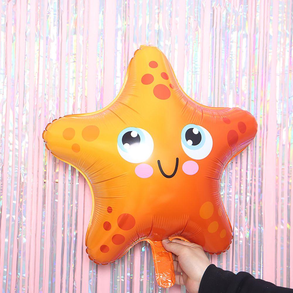 [Elegan] Balon Foil 1pcs Kuda Laut, Crab Aluminium Foil Mainan Anak Hadiah Hari Anak Perlengkapan Pesta