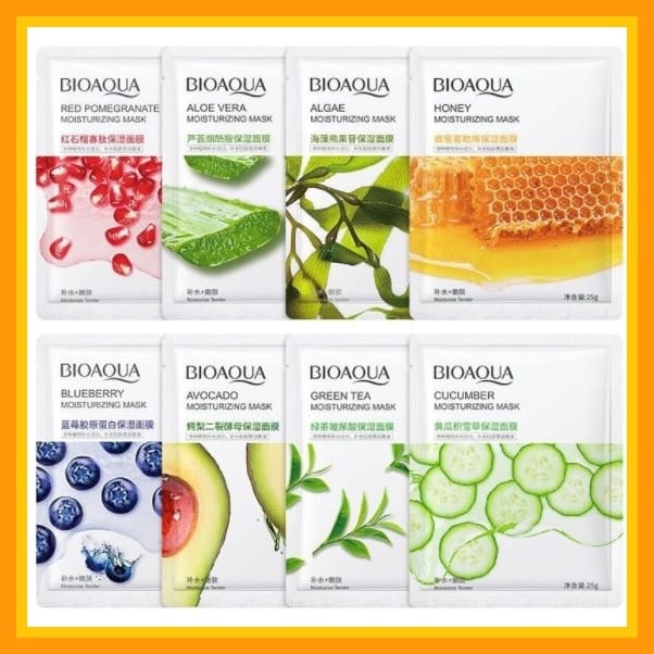 Bioaqua Masker Wajah Kaya Rasa Buah 8 Varian