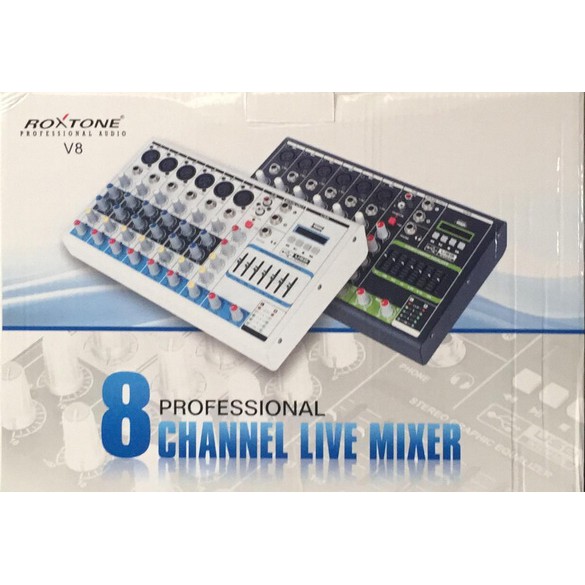 Mixer Audio Roxtone V8 Professional