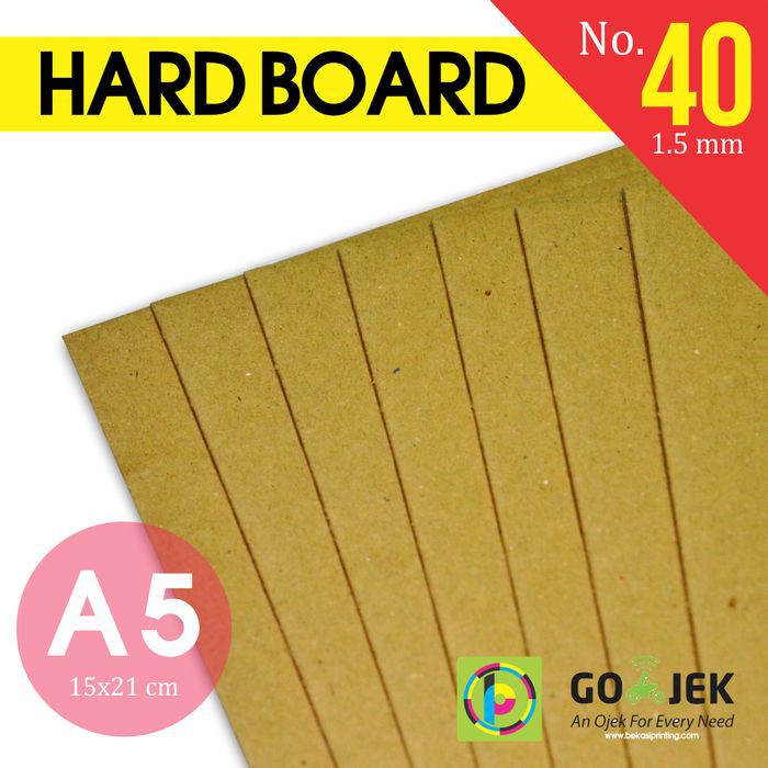 

Order Langsung Karton Board No. 40 Ketebalan 1.5 mm size 150 x 210 mm Berkualitas
