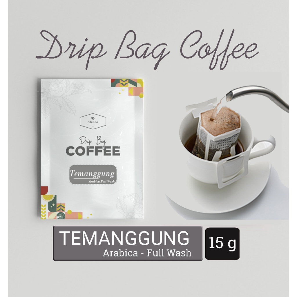 

ALINEA COFFEE - KOPI ARABICA TEMANGGUNG WITH DRIP BAG