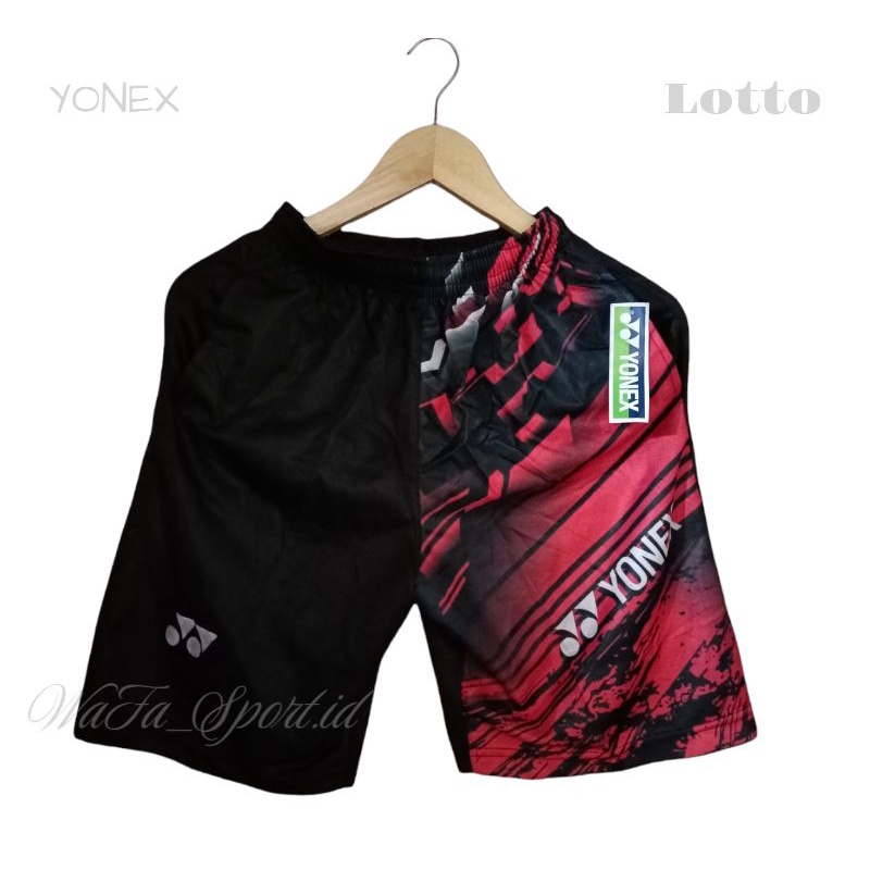 CELANA KOLOR PRIA CELANA PENDEK OLAHRAGA BADMINTON KOLOR YONEX