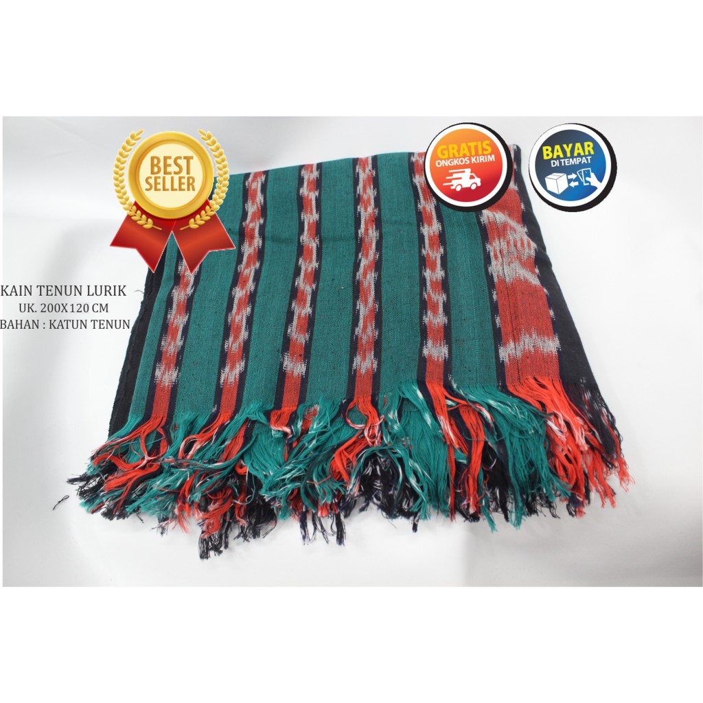 Kain Tenun Ikat Blanket Motif Lurik Bahan Kain Tenun Etnik Tenun Indonesia - 07