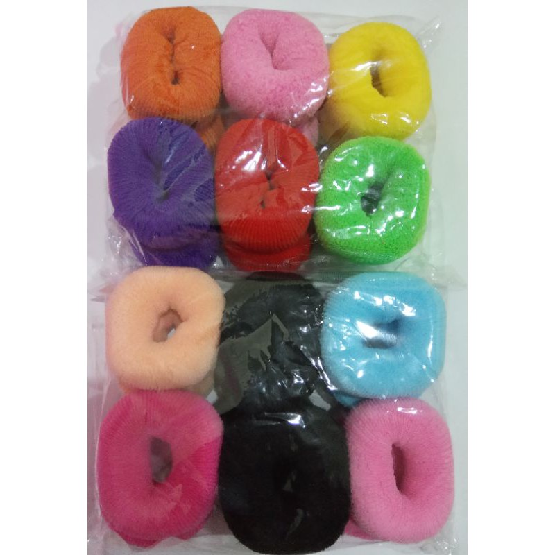 JKSNASEMKA22 - IKAT RAMBUT DONAT BOLD WARNA RANDOM-1